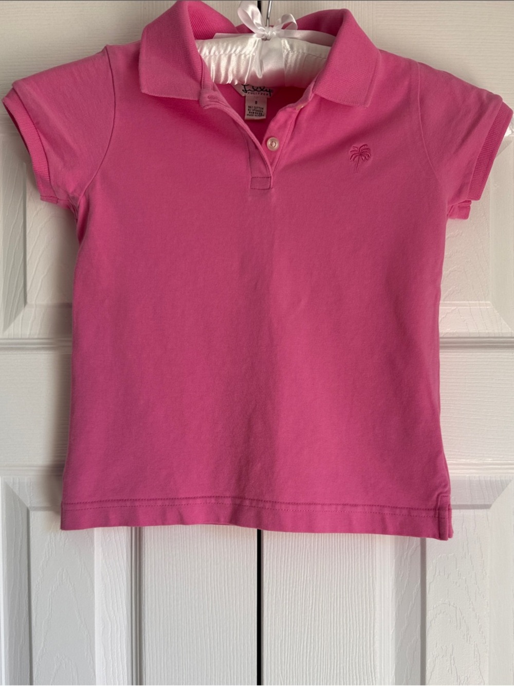 Lilly Pulitzer Girls' Hot Pink Polo Top